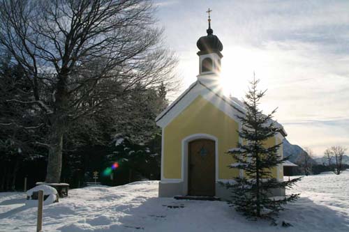 Die Kapelle "Maria Rast" auf den Buckelwiesen